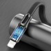Rock S1 Lightning Şarj ve Data Kablosu Flat Yassı 1mt 2.4A Siyah