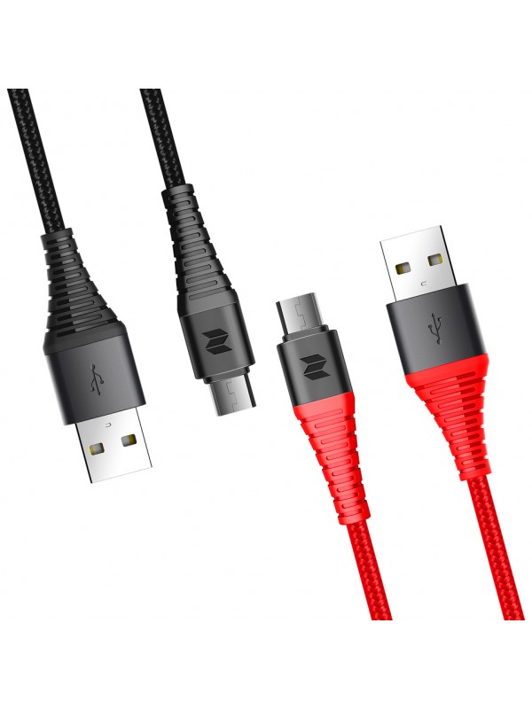 Rock Space Z9 Hi-Tensile Micro USB Şarj ve Data Aktarım Kablosu 120cm 2A