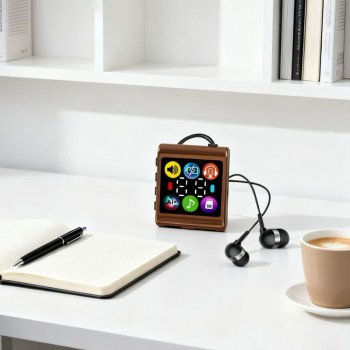 RT AY-51 Q52 Dijital Ekranlı MP3 Çalar ve Bluetooth Kulaklık