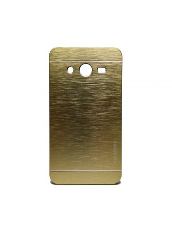 Samsung Core 2 G355 Metal Arka Kapak Motomo Gold