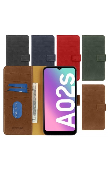Samsung Galaxy A02s Kılıf Kroko Desen Kapaklı Cüzdanlı…