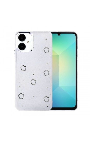 Samsung Galaxy A06 / A07 Kılıf Fiyonk Desenli Şeffaf Kapak&hellip;