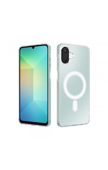 Samsung Galaxy A06 Kılıf Magsafe Özellikli Şeffaf Silikon Kapak… Samsung Galaxy A06 Kılıf Magsafe Özellikli Şeffaf Silikon Kapak…