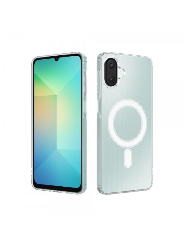 Samsung Galaxy A06 Kılıf Magsafe Özellikli Şeffaf Silikon Kapak…