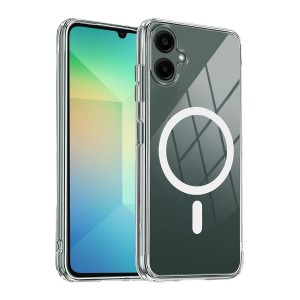 Samsung Galaxy A07 Kılıf Combo Seri Magsafe Sert Şeffaf Kapak