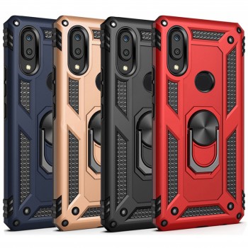 Samsung Galaxy A10s (A107) Kılıf Panzer Ring Tam Koruma Arka Kapak