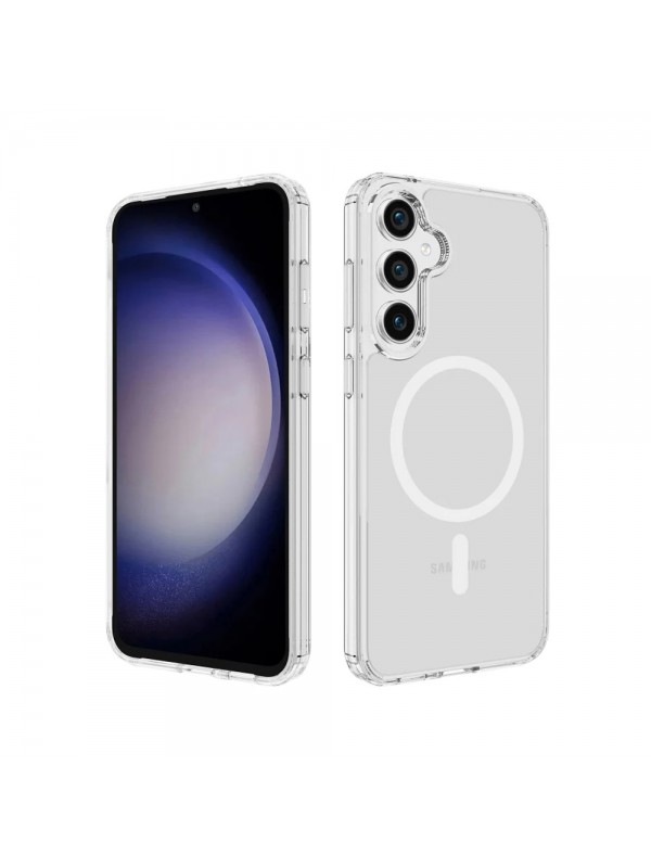 Samsung Galaxy A16 Kılıf Magsafe Özellikli Şeffaf Silikon Kapak…