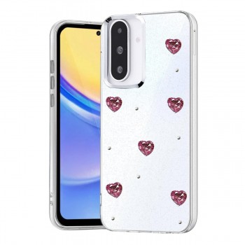 Samsung Galaxy A17 / A26 Kılıf Fiyonk Desenli Şeffaf Kapak