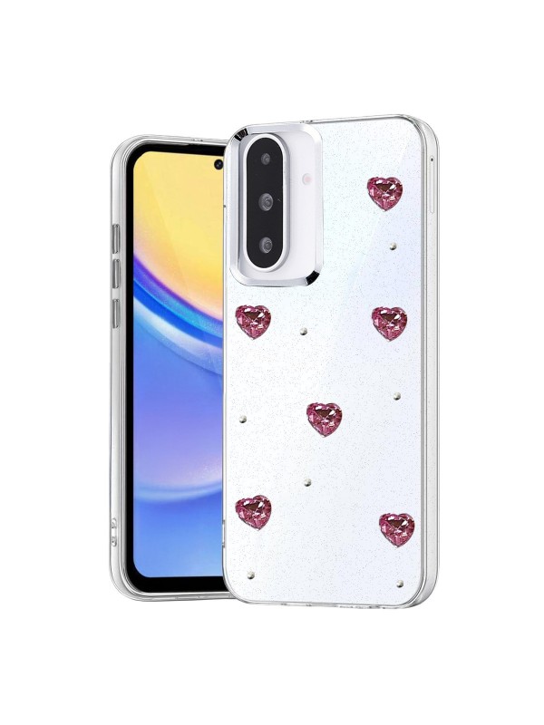 Samsung Galaxy A17 / A26 Kılıf Fiyonk Desenli Şeffaf Kapak&hellip;