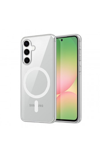 Samsung Galaxy A17 Kılıf Combo Seri Magsafe Sert Şeffaf Kapak Samsung Galaxy A17 Kılıf Combo Seri Magsafe Sert Şeffaf Kapak