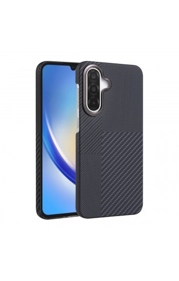 Samsung Galaxy A17 Kılıf Vega Magsafe Karbon Desen Kapak