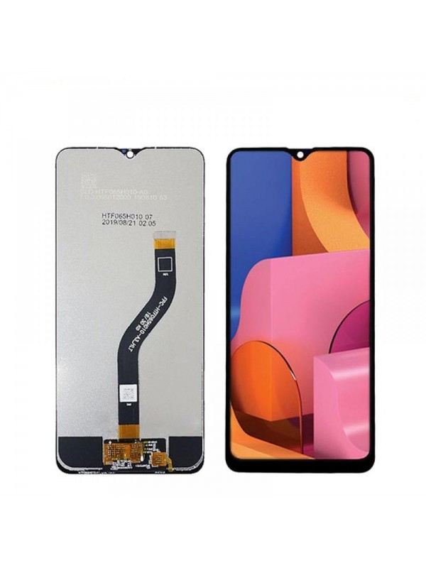 Samsung Galaxy A20s A207 LCD Ekran Dokunmatik Servis Orj - Siyah&hellip;