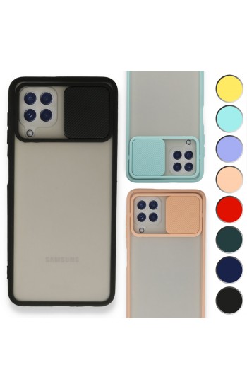 Samsung Galaxy A22 Kılıf Palm Kamera Koruma Kapaklı Silikon