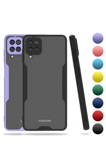 Samsung Galaxy A22 Kılıf Platin Matte Silikon Arka Kapak