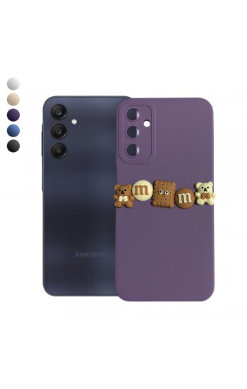 Samsung Galaxy A25 Kılıf 3D M Bear Kamera Korumalı Silikon Kapak…