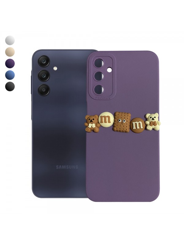 Samsung Galaxy A25 Kılıf 3D M Bear Kamera Korumalı Silikon Kapak…