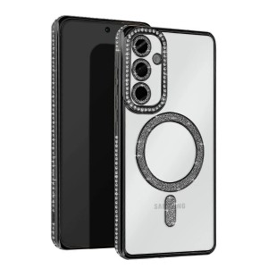 Samsung Galaxy A26 Kılıf Joke Seri Magsafe Özellikli Taşlı Simli Silikon Kapak