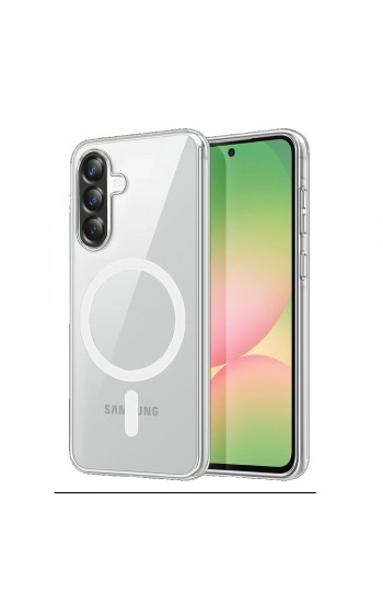 Samsung Galaxy A27 Kılıf Combo Seri Magsafe Özellikli Sararmaz Sert Şeffaf Kapak