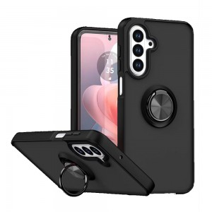 Samsung Galaxy A27 Kılıf Montrea Ring Yüzük Stantlı Kapak