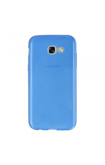 Samsung Galaxy A3 2017 (A320) Kılıf Soft Silikon Şeffaf-Mavi Arka Kapak…