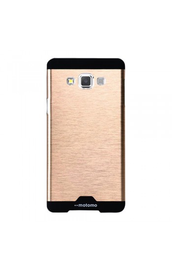 Samsung Galaxy A3 Metal Arka Kapak Motomo Gold