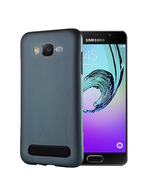 Samsung Galaxy A3 New Motomo Metal TPU Arka Kapak Lacivert