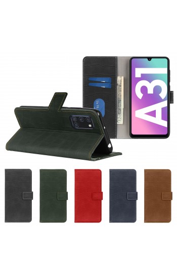 Samsung Galaxy A31 (A315) Kılıf Kroko Desen Kapaklı Cüzdanlı&hellip;