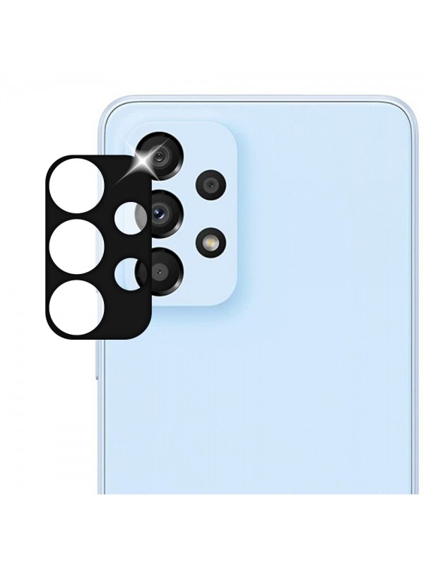 Samsung Galaxy A33 5G Kamera Lens Koruyucu 3D Cam Siyah… Samsung Galaxy A33 5G Kamera Lens Koruyucu 3D Cam Siyah…