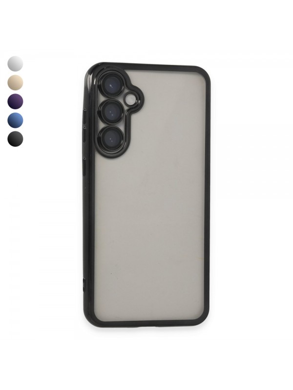 Samsung Galaxy A35 5G Kılıf Razer Lens Çerçeveli Silikon Kapak