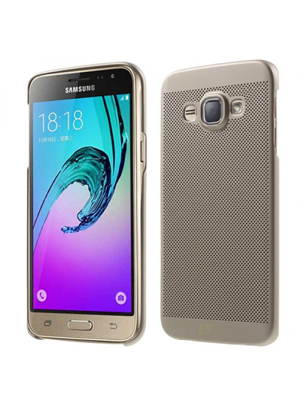 Samsung Galaxy A7 (A700) Loopee Point Sert Arka Kapak Gold