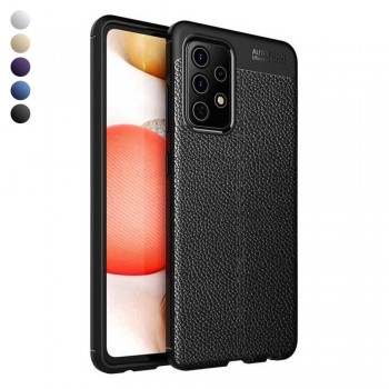 Samsung Galaxy A72 Kılıf Focus Deri Desen Silikon Kapak