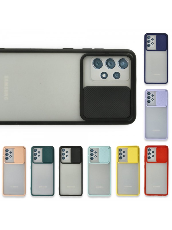 Samsung Galaxy A72 Kılıf Palm Kamera Koruma Kapaklı Silikon&hellip;