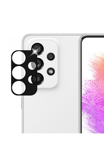Samsung Galaxy A73 5G Kamera Lens Koruyucu 3D Cam Siyah&hellip;
