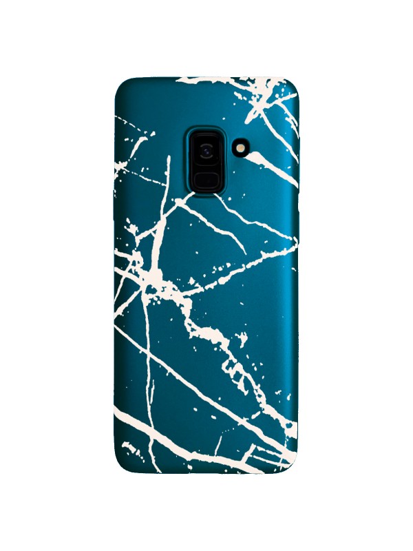 Samsung Galaxy A8 Plus (A730) Fırça Desen Silikon Arka Kapak Mavi… Samsung Galaxy A8 Plus (A730) Fırça Desen Silikon Arka Kapak Mavi…