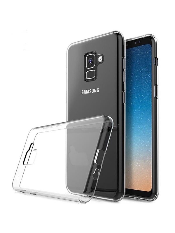 Samsung Galaxy A8 Plus (A730) Kılıf Soft Silikon Şeffaf Arka Kapak…