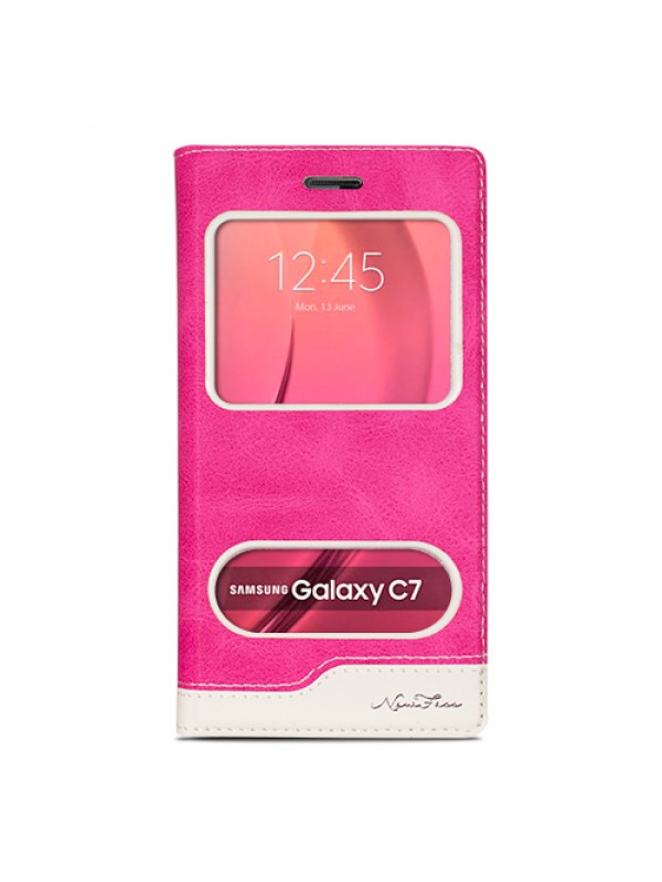 Samsung Galaxy C7 (C7000) Gizli Mıknatıslı Pencereli Magnum Kılıf Pem… Samsung Galaxy C7 (C7000) Gizli Mıknatıslı Pencereli Magnum Kılıf Pem…