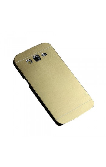 Samsung Galaxy E7 Metal Arka Kapak Motomo Gold…