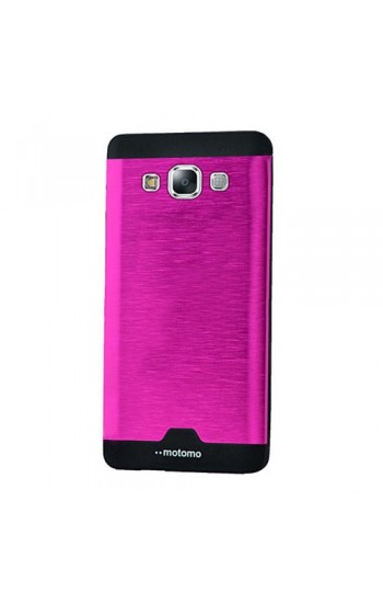 Samsung Galaxy E7 Metal Arka Kapak Motomo Pembe&hellip;