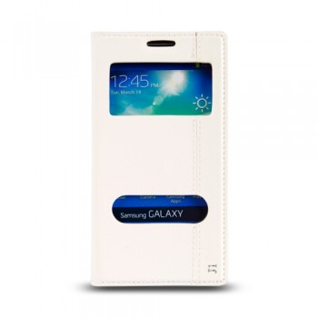 Samsung Galaxy J1 (J100) Gizli Mıknatıslı Pencereli Magnum Kılıf Beyaz Samsung Galaxy J1 (J100) Gizli Mıknatıslı Pencereli Magnum Kılıf Beyaz