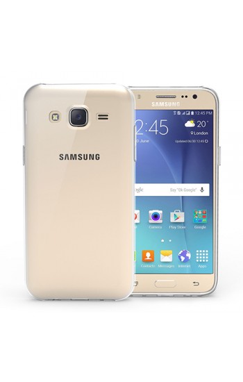 Samsung Galaxy J2 2016 (J210) Kılıf Soft Silikon Şeffaf Arka Kapak