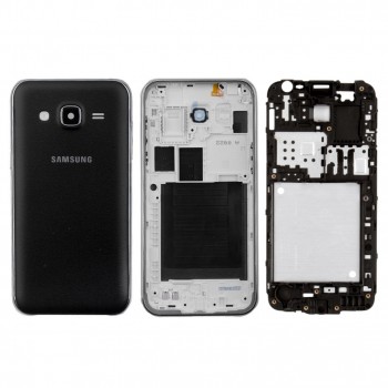 Samsung Galaxy J2 J200 Kasa Kapak Set - Siyah Samsung Galaxy J2 J200 Kasa Kapak Set - Siyah