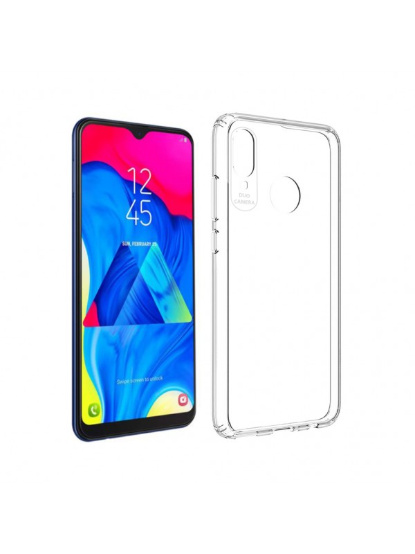 Samsung Galaxy M20 (M205) Kılıf Köşe Korumalı Şeffaf Silikon Kap&hellip;
