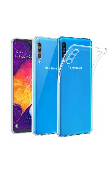 Samsung Galaxy M30 (M305) Kılıf FitCase Toz Koruma Tıpalı Şeffaf Arka Kapak