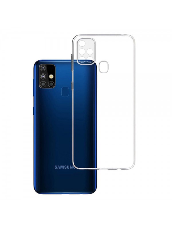 Samsung Galaxy M31s (M317) Kılıf FitCase Toz Koruma Tıpalı Şeffaf…