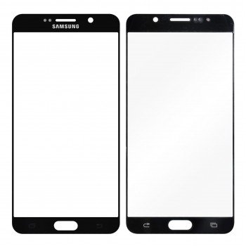 Samsung Galaxy Note 5 N920 Ön Cam Dokunmatik Lensi - Siyah