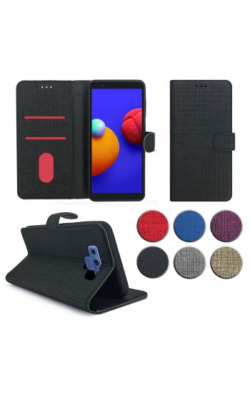 Samsung Galaxy Note 9 (N960) Kılıf FitCase Fabric Kapaklı Cüzdanlı…