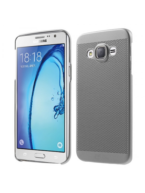 Samsung Galaxy On7 (G600) Loopee Point Sert Arka Kapak Silver…