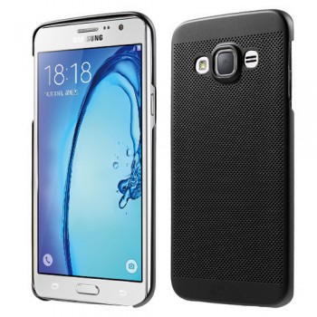 Samsung Galaxy On7 (G600) Loopee Point Sert Arka Kapak Siyah