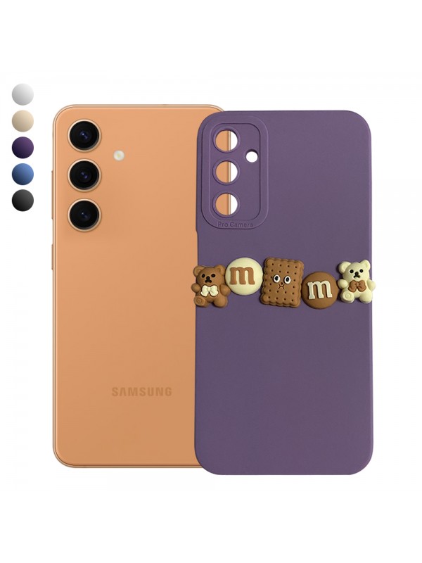 Samsung Galaxy S24 Kılıf 3D M Bear Kamera Korumalı Silikon Kapak&hellip;
