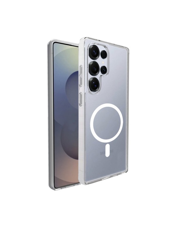 Samsung Galaxy S24 Ultra Kılıf Combo Seri Magsafe Sert Şeffaf &hellip;